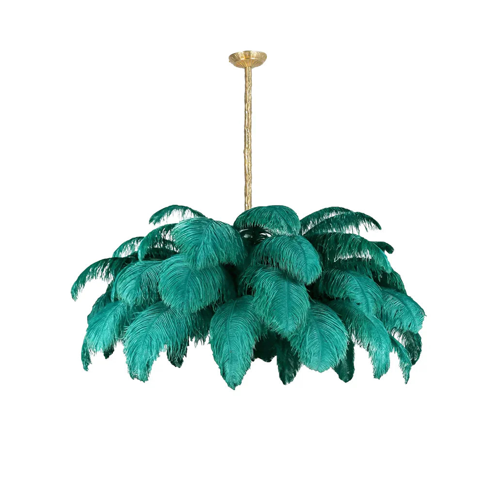 Ostrich Feather Chandelier - Yiarolight