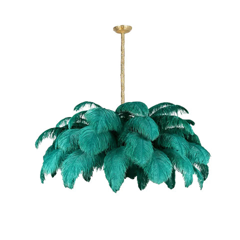 Ostrich Feather Chandelier - Yiarolight