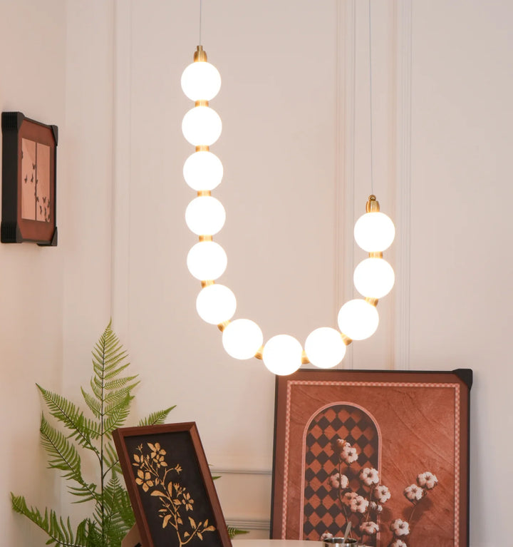 Pearl Necklace Chandelier