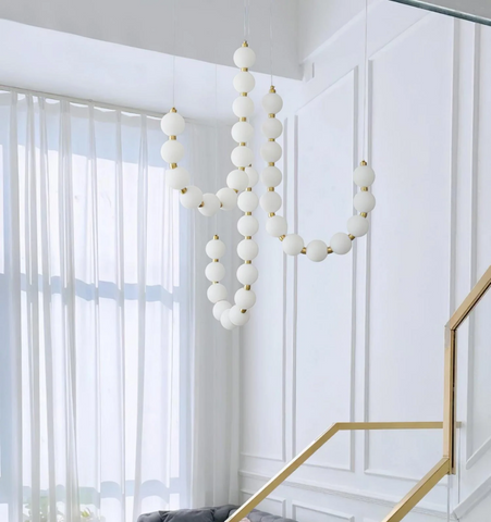 Pearl Necklace Chandelier