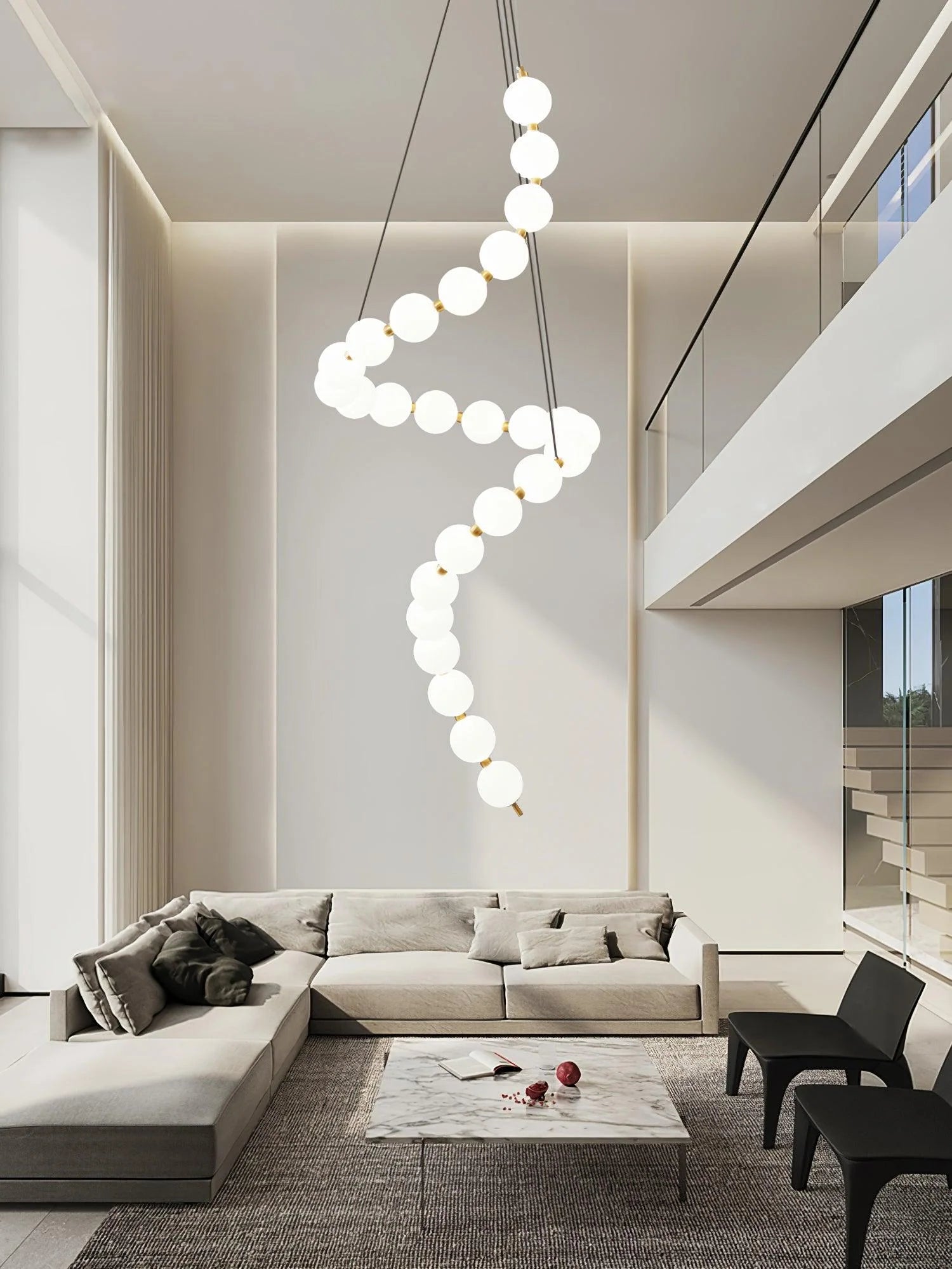 Pearl Necklace Chandelier