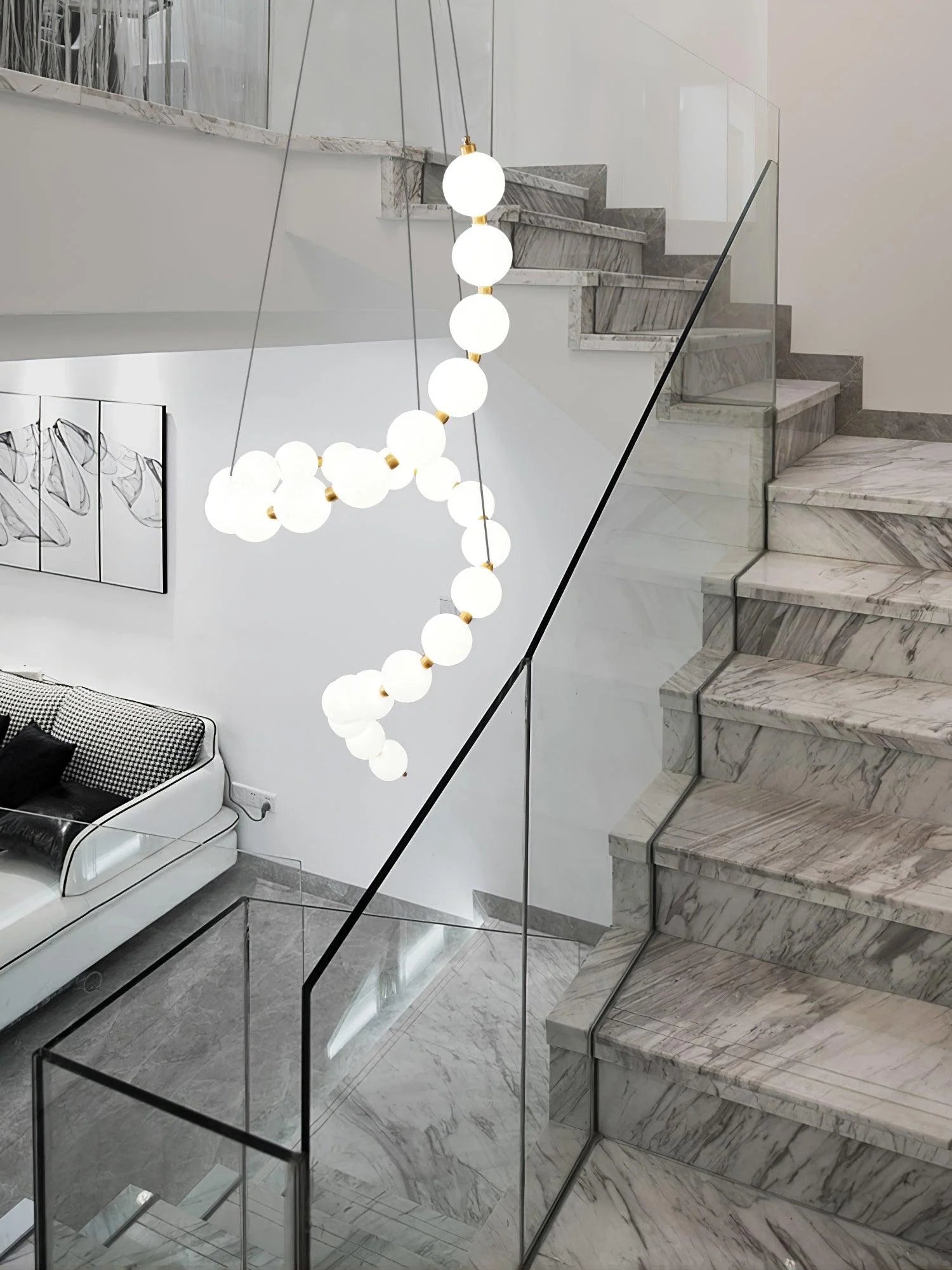 Pearl Necklace Chandelier