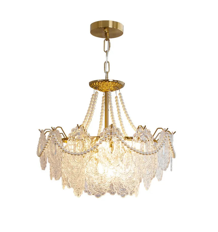 Pearls Glass Chandelier