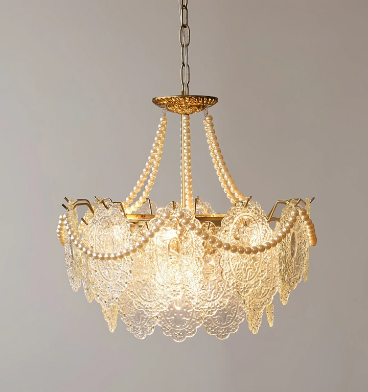 Pearls Glass Chandelier