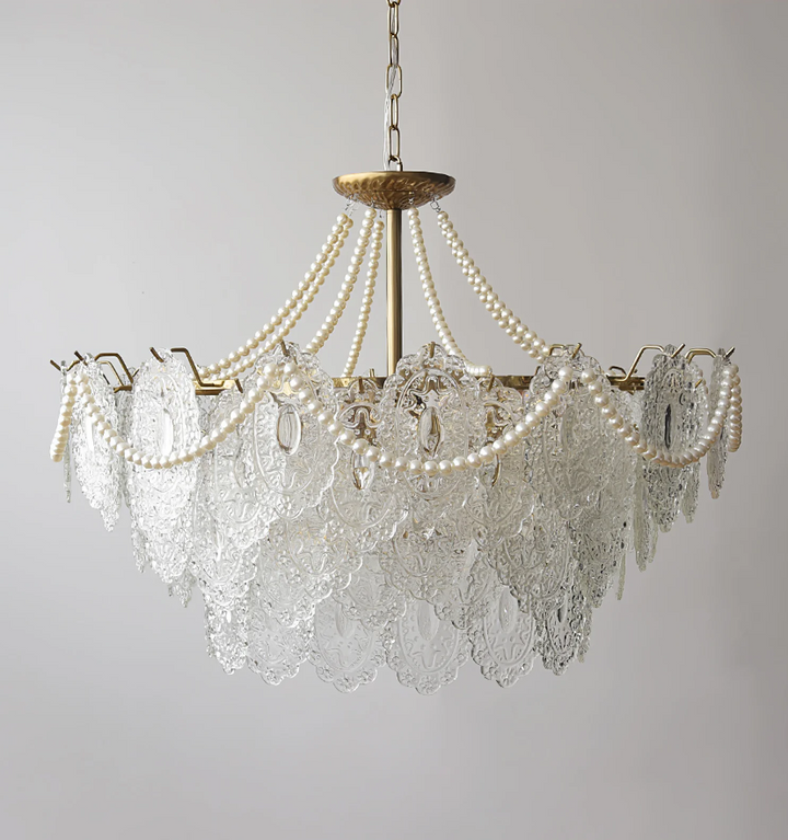 Pearls Glass Chandelier