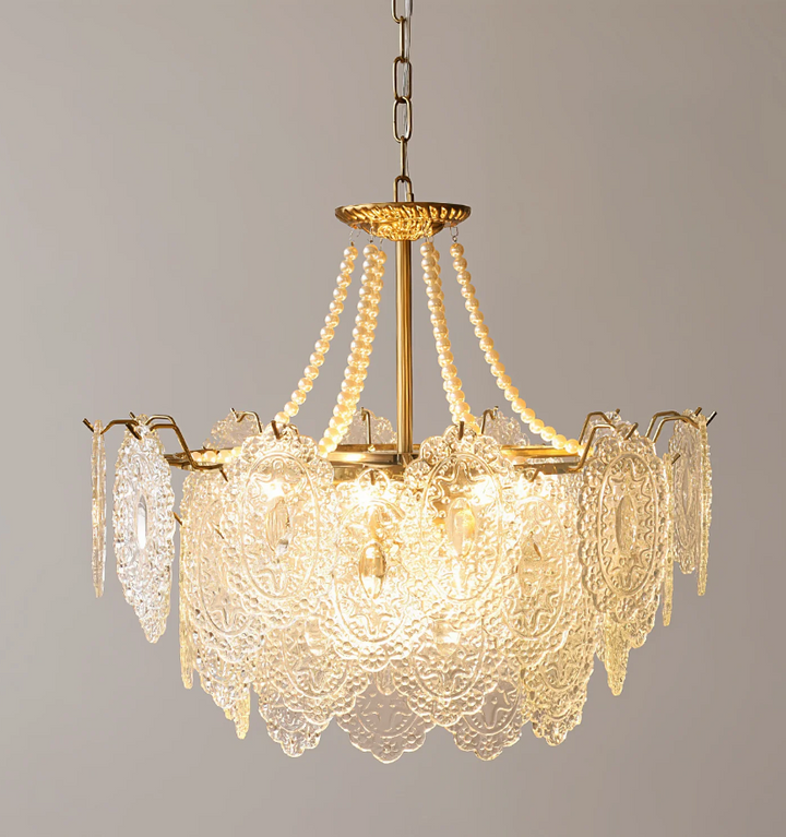 Pearls Glass Chandelier