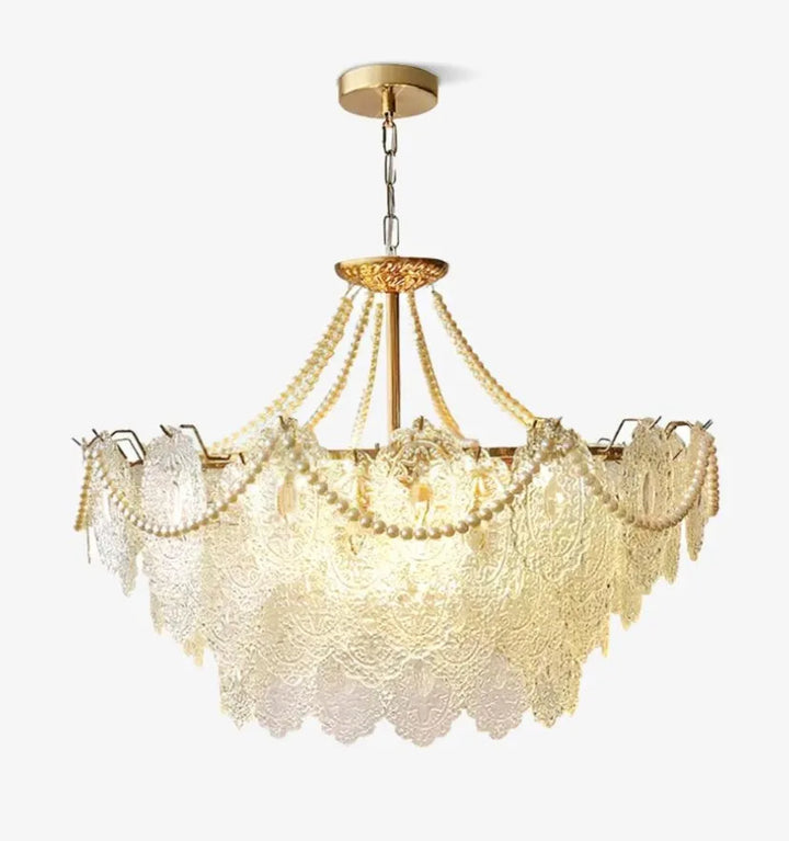 Pearls Glass Chandelier