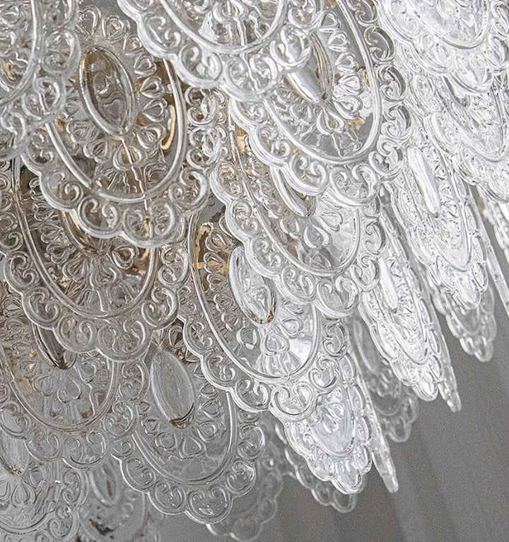 Pearls Glass Chandelier