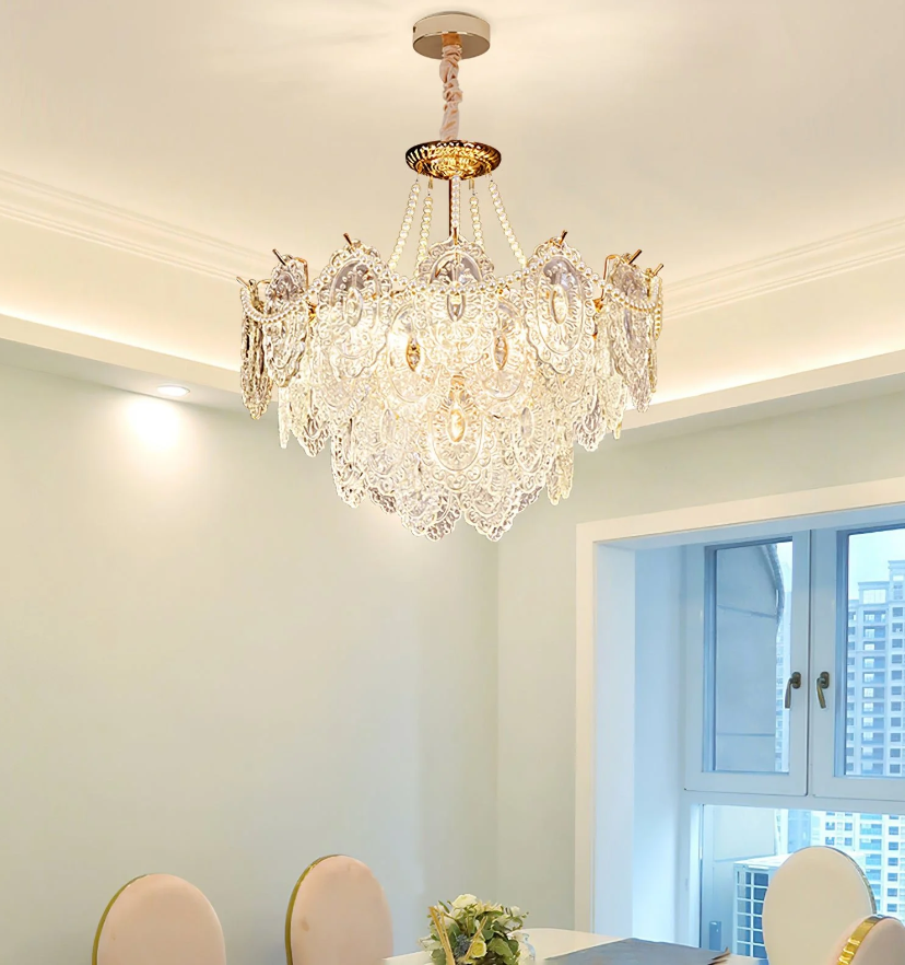 Pearls Glass Chandelier
