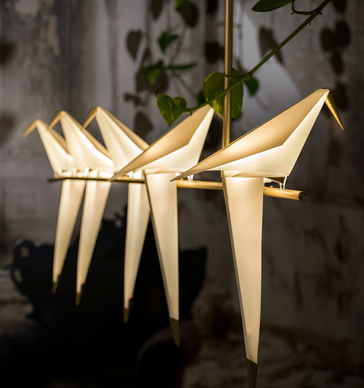 Perching Bird Chandelier