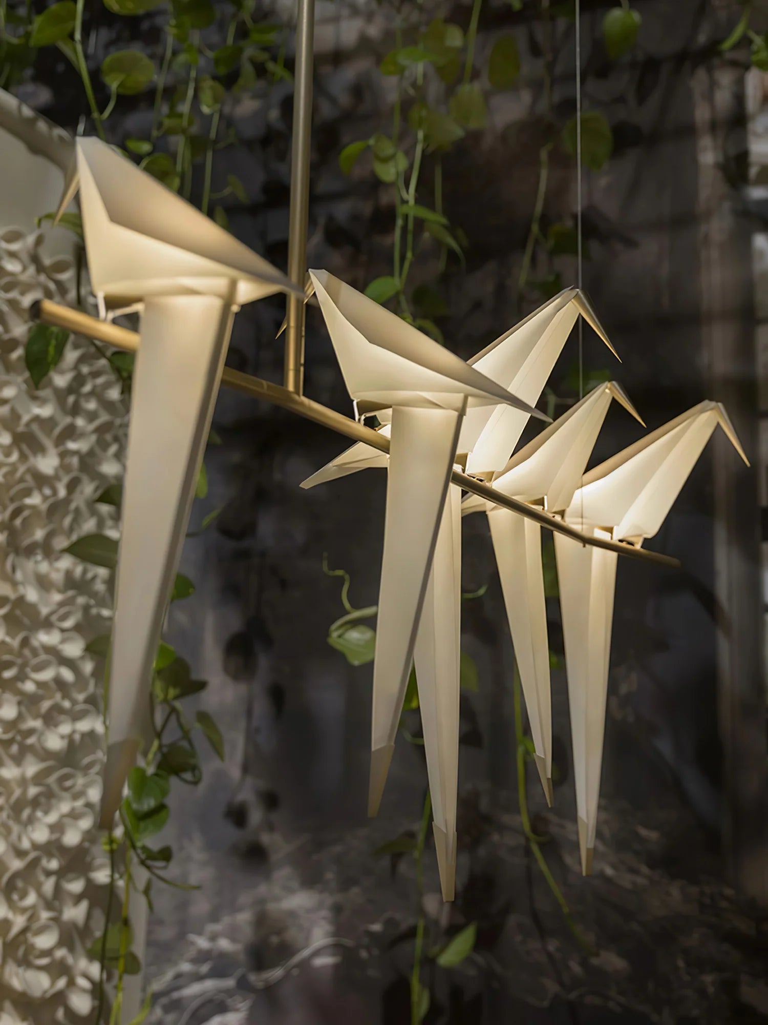 Perching Bird Chandelier