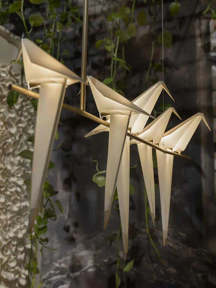 Perching Bird Chandelier