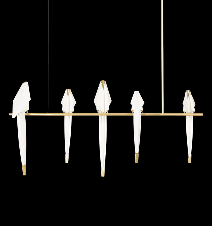 Perching Bird Chandelier