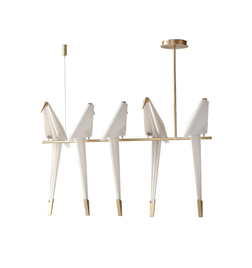 Perching Bird Chandelier