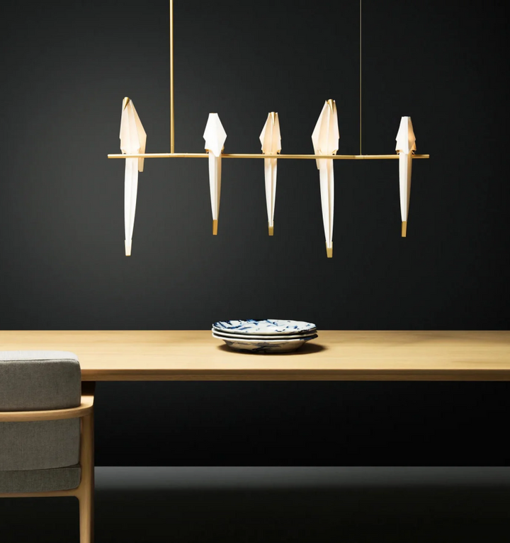 Perching Bird Chandelier