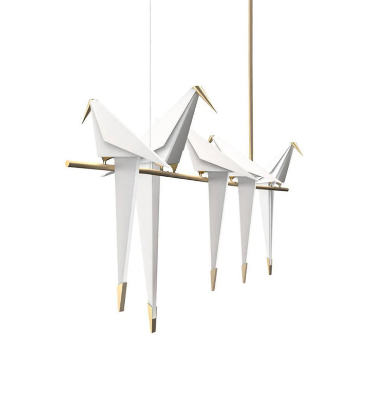 Perching Bird Chandelier