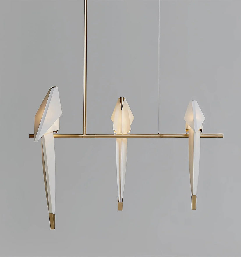 Perching Bird Chandelier