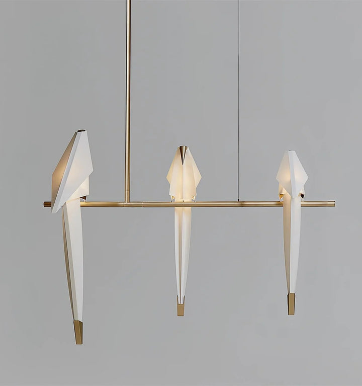 Perching Bird Chandelier