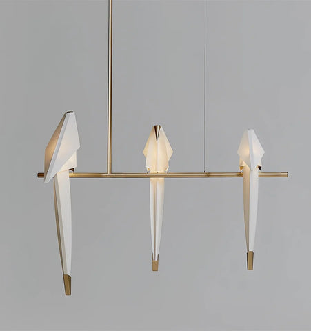 Perching Bird Chandelier