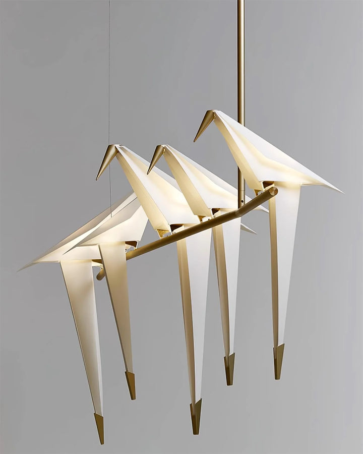 Perching Bird Chandelier