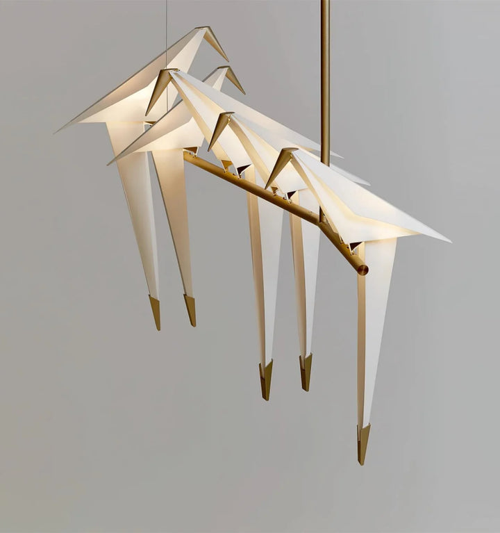 Perching Bird Chandelier