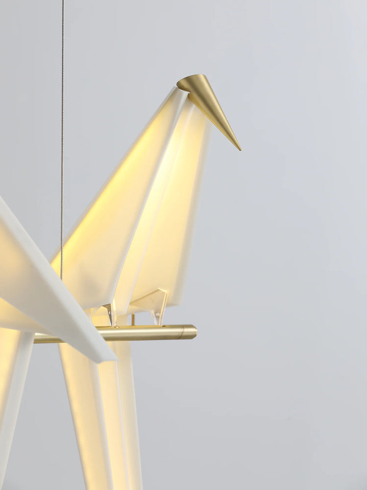 Perching Bird Chandelier