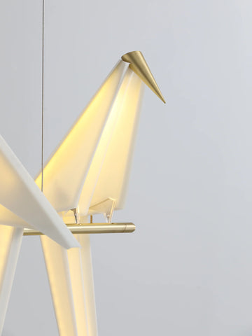 Perching Bird Chandelier