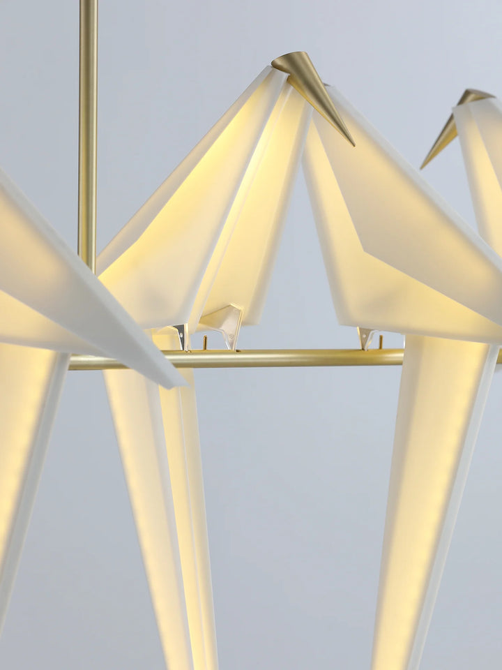 Perching Bird Chandelier