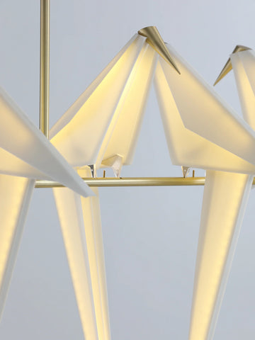 Perching Bird Chandelier
