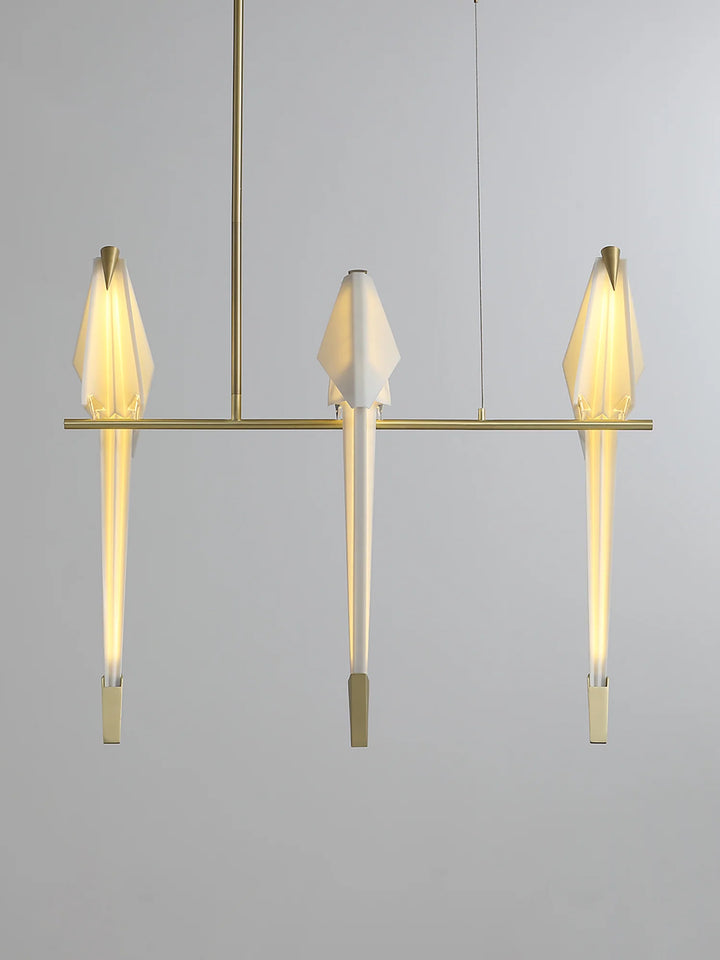 Perching Bird Chandelier