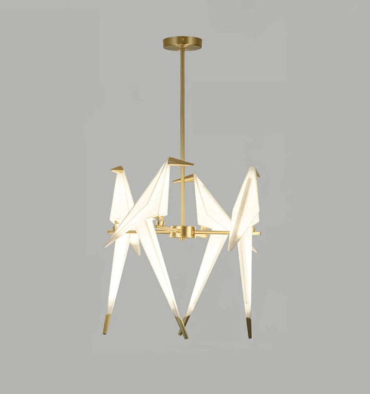 PERCHING BIRD CHANDELIER