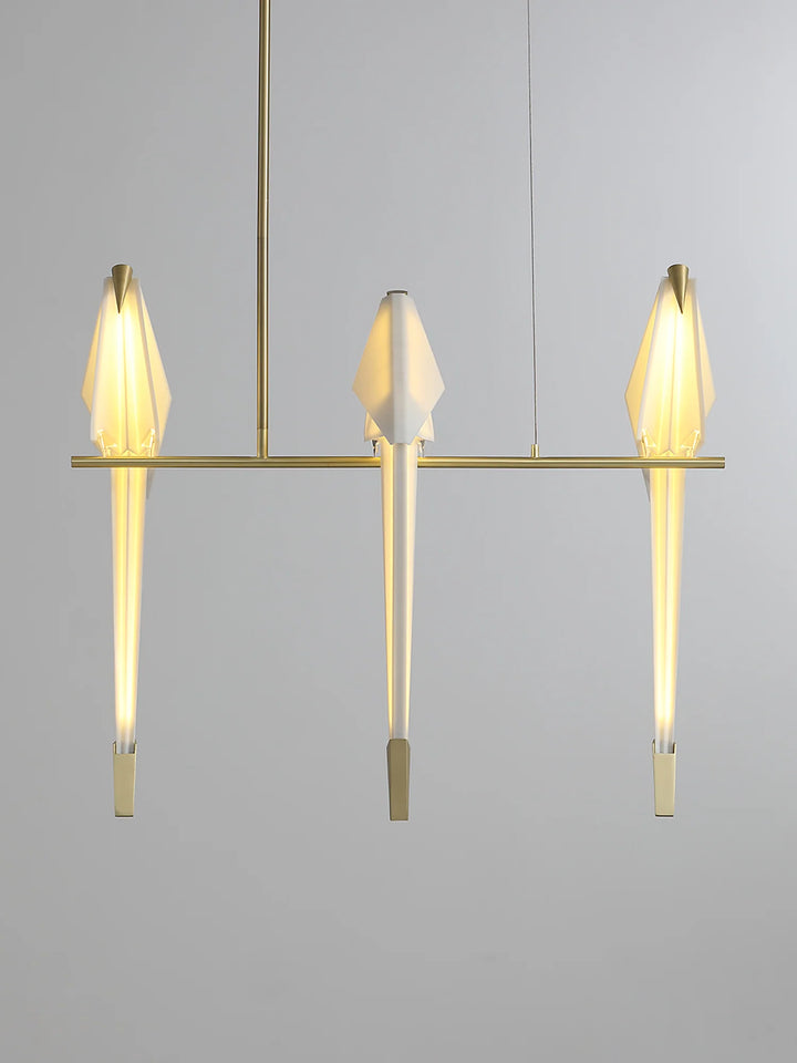 Perching Bird Chandelier