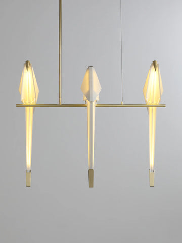 Perching Bird Chandelier