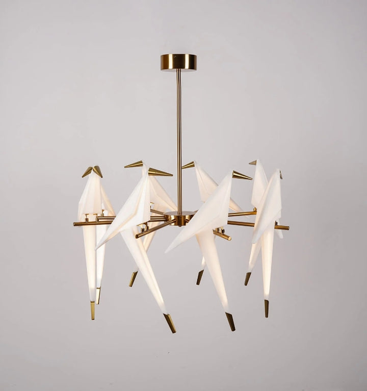 PERCHING BIRD CHANDELIER