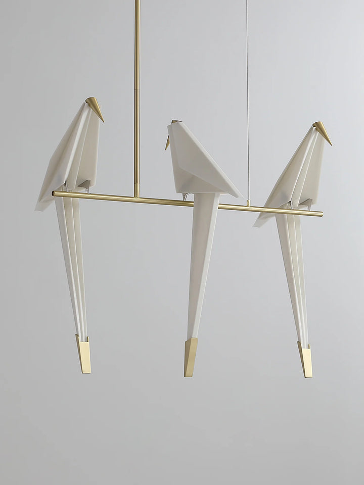 Perching Bird Chandelier