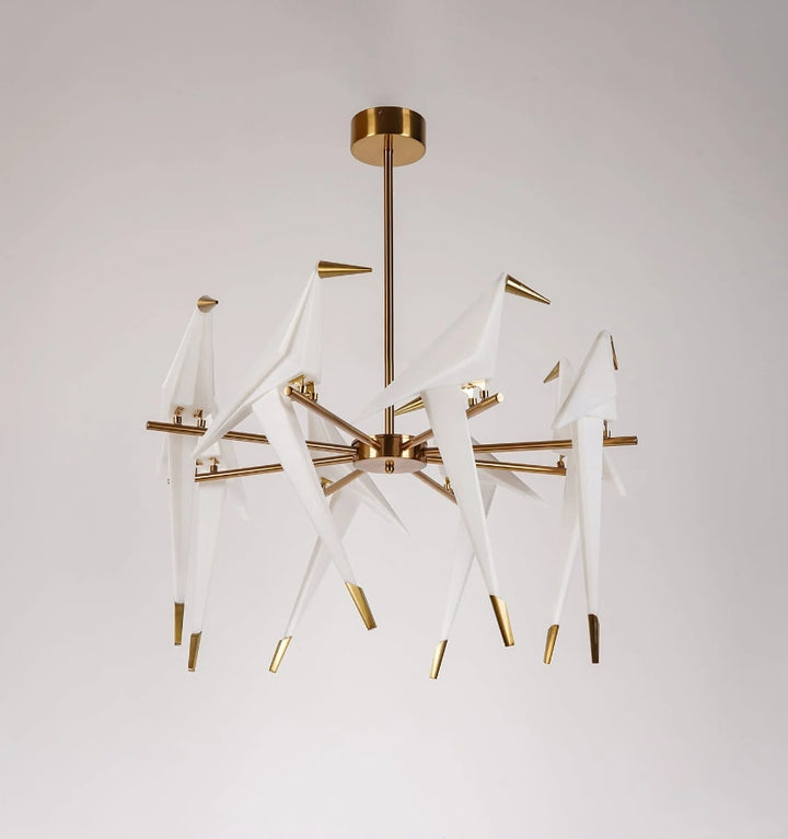 PERCHING BIRD CHANDELIER