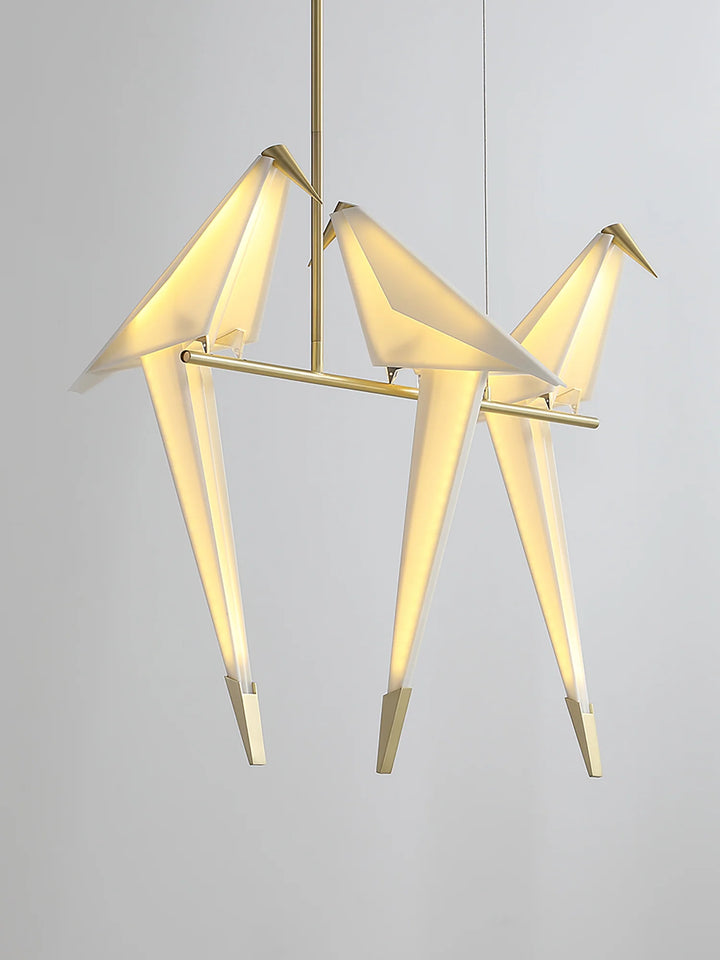 Perching Bird Chandelier