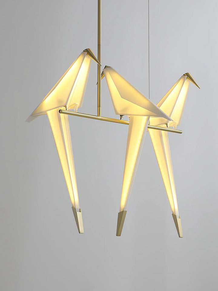 Perching Bird Chandelier