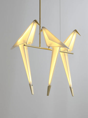 Perching Bird Chandelier