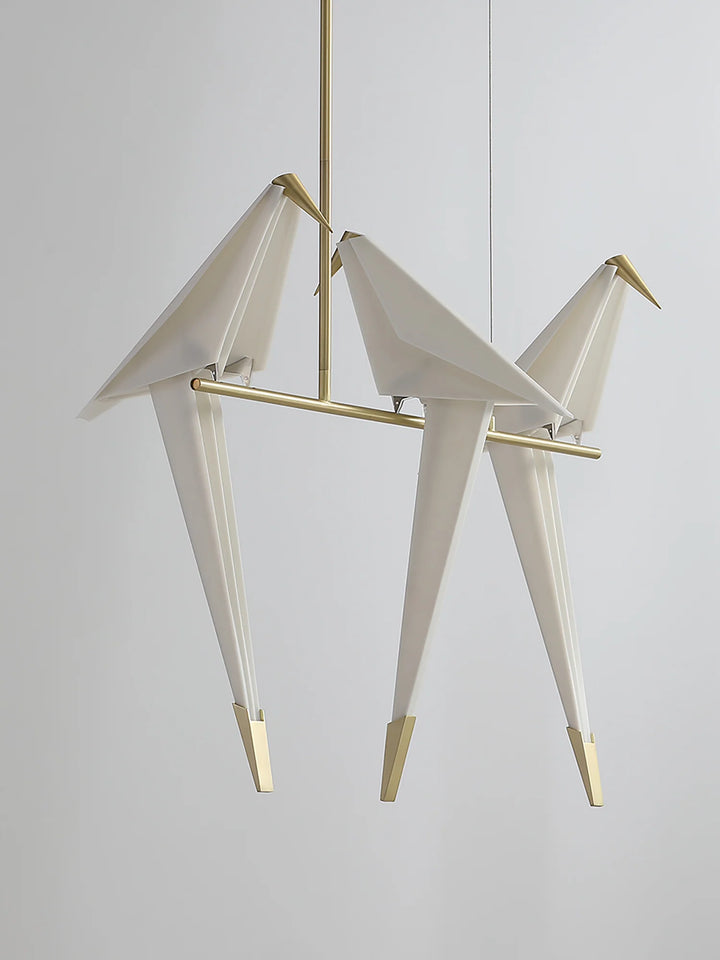 Perching Bird Chandelier