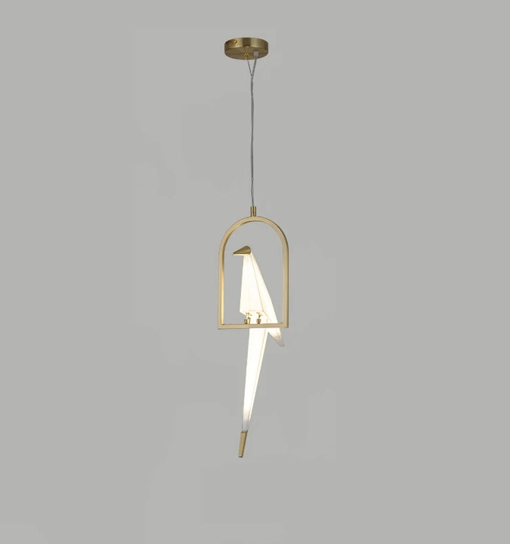 PERCHING BIRD CHANDELIER