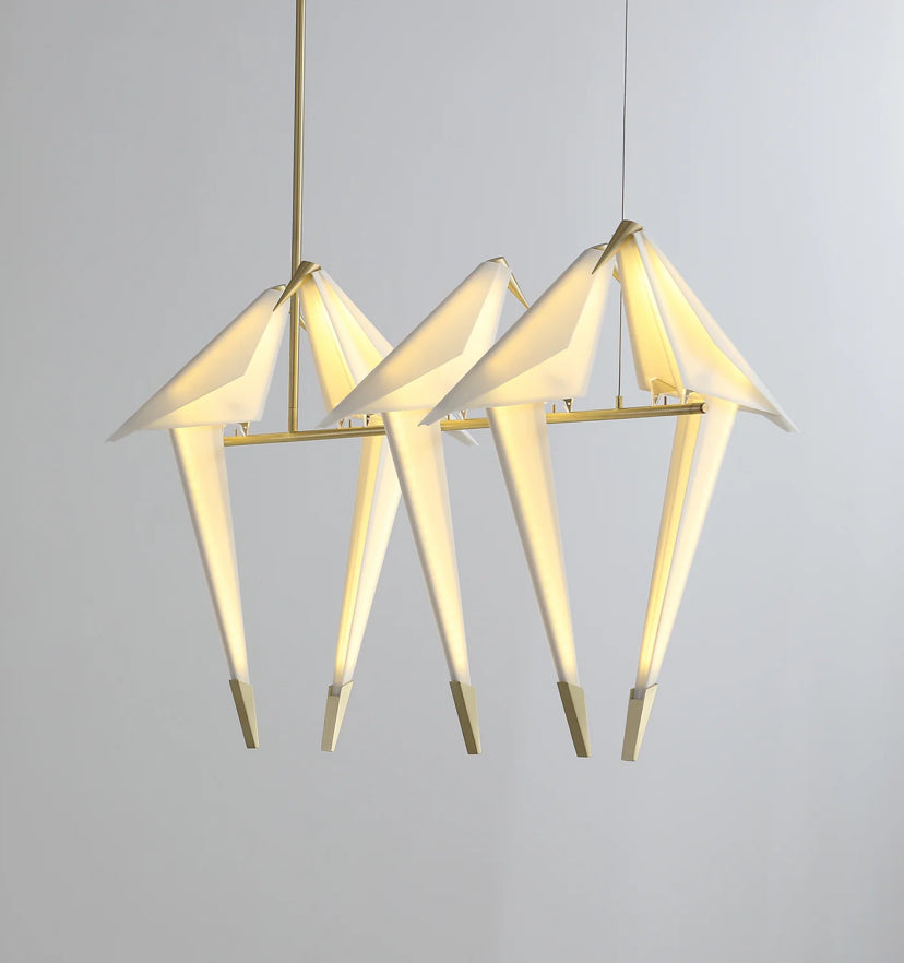 Perching Bird Chandelier