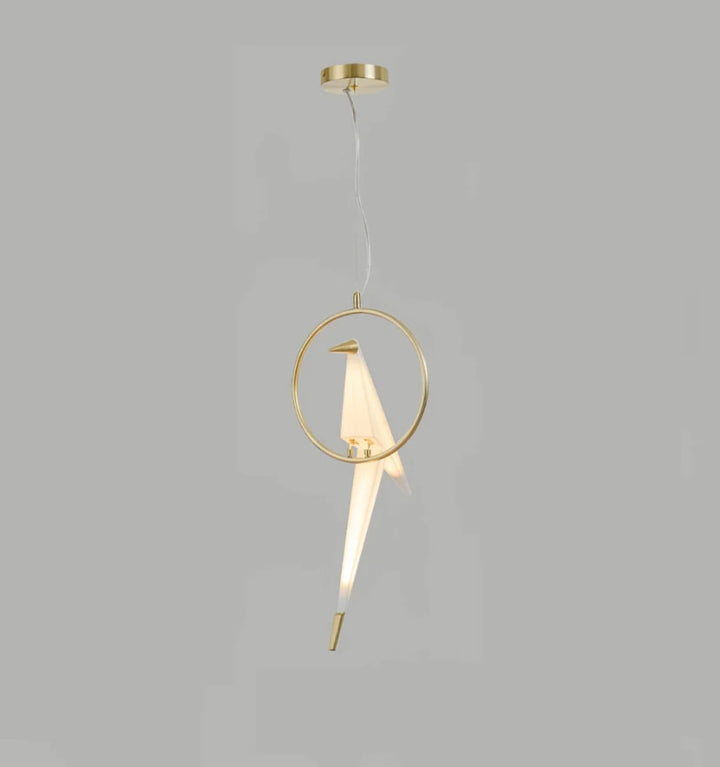 PERCHING BIRD CHANDELIER