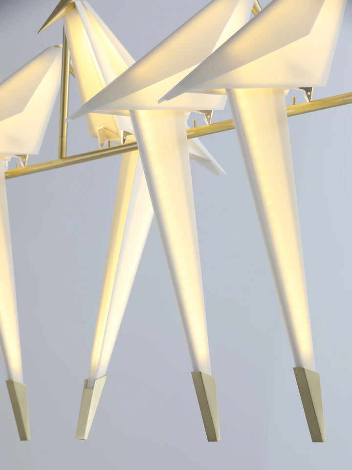 Perching Bird Chandelier