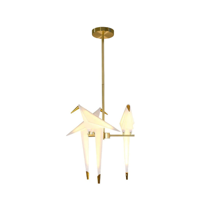 PERCHING BIRD CHANDELIER