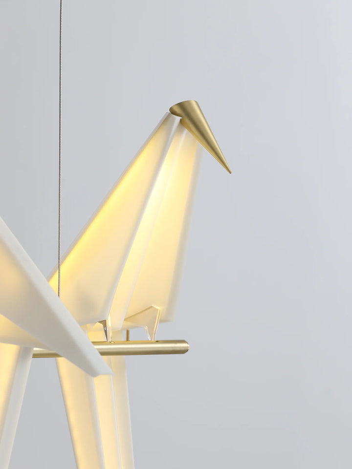 Perching Bird Chandelier