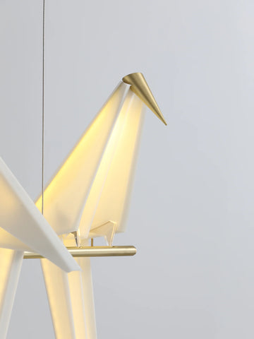 Perching Bird Chandelier