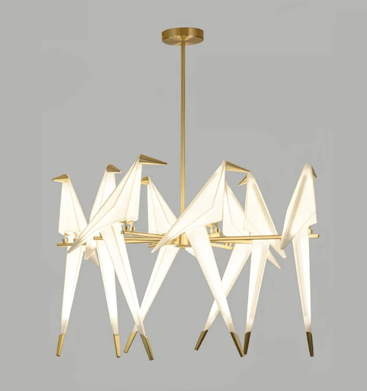 PERCHING BIRD CHANDELIER