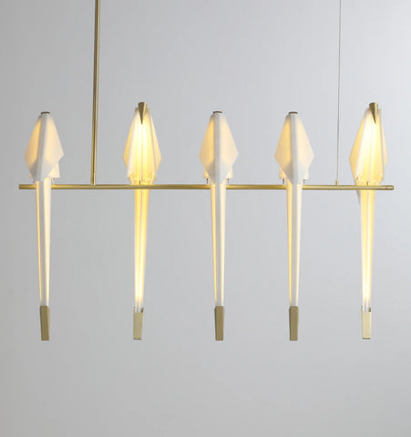 Perching Bird Chandelier