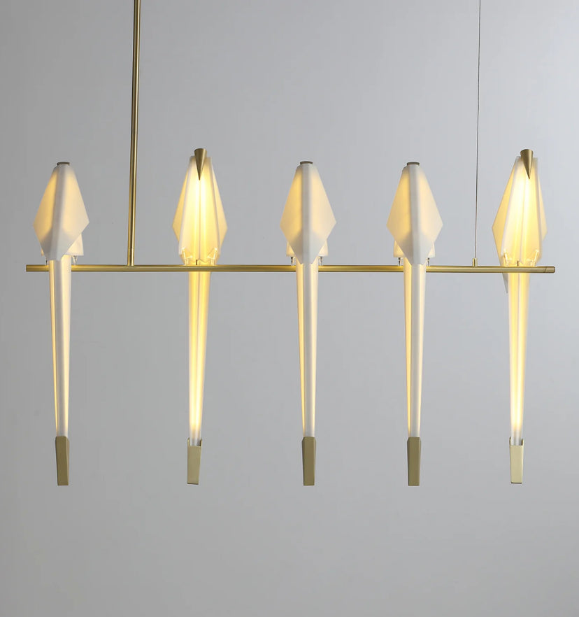 Perching Bird Chandelier